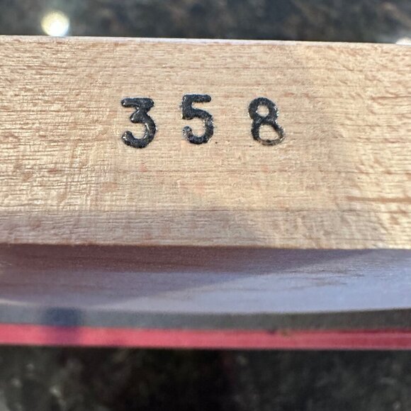 Rainbow Pattern Wooden Rubber Stamp Mail Expressions 6in Arch Shape Craft Large - Picture 4 of 9